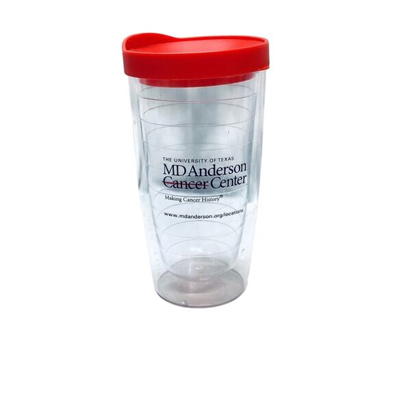 Double Wall Insulated Plastic Tumbler with Lid - Picture 1 of 4